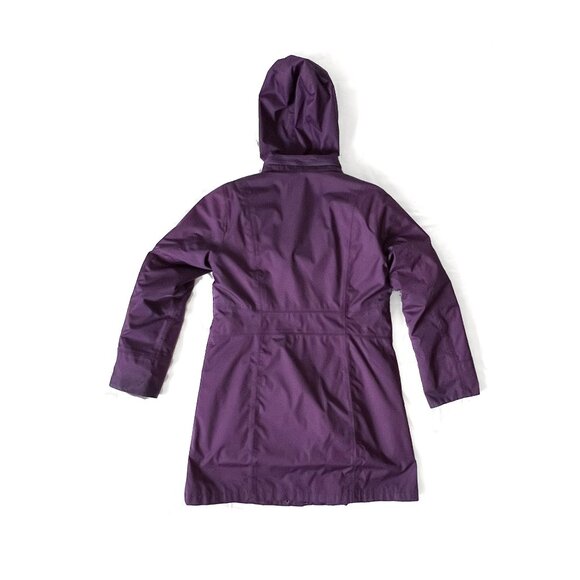 Eddie Bauer Purple WeatherEdge Jacket, removable lining and hood, size Medium - Picture 3 of 14
